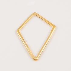 Gold Plated Metal Outline 5.5x4.5cm