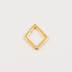 Gold Plated Metal Outline 2.6x2.3cm