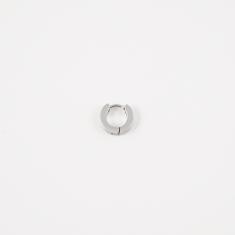 Steel Hoop Earring 1x0.3cm