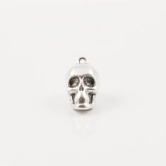 Skull Silver 1.9x1.3cm