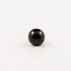 Ακρυλική Πέρλα Μαύρη 1.2cm