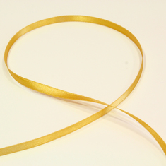 Satin Gold Ribbon 6mm