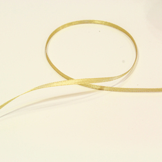 Satin Light Brown Ribbon 3mm