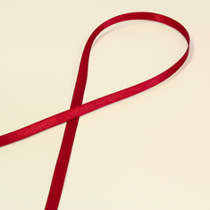 Satin Burgundy Ribbon 6mm