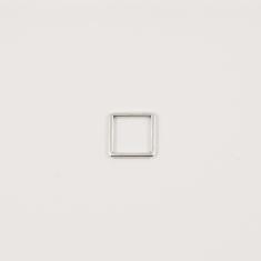 Square Outline Silver 1.5x1.5cm
