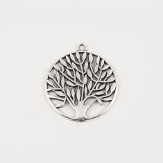 Metal Tree Silver 4.3x3.8cm