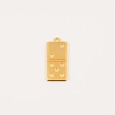 Gold Plated Dice Item 3.3x1.6cm