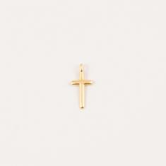 Μεταλλικός Σταυρός Χρυσός 1.6x0.8cm