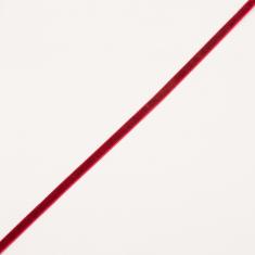Βελούδινη Κορδέλα Κόκκινη (6mm)