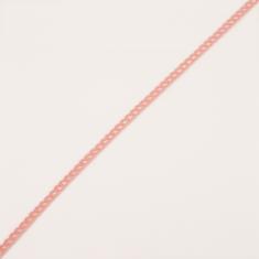 Knitted Ribbon Pink 6mm