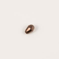 Crystal Bead Tear Brown 1.1x0.8cm
