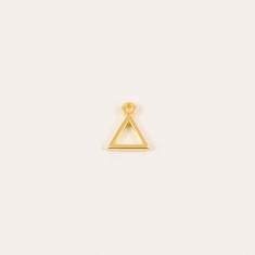 Outline Triangle Gold 1.1x0.9cm