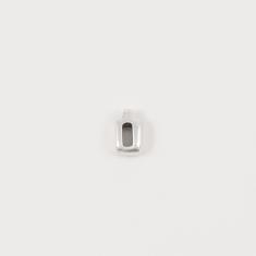 Pendant Flat Hole Silver 1x0.6cm