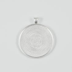 Liquid Glass Base Silver 4.9x4.1cm