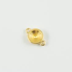 Gold Plated Base for Crystal 1.7x1.1cm