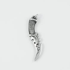 Steel Knife Silver 5.4x1.2cm