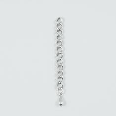Fluctuation Chain Silver 6x0.4cm