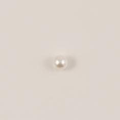No Hole Pearl White 5mm