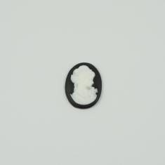 Ακρυλικό Μαύρο Cameo (2.9x2.3cm)