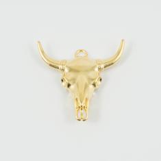 Metal Bull Gold 4x4cm