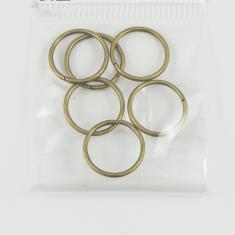 Iron Hoops Bronze 14x12mm