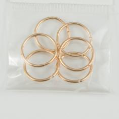 Iron Hoops Pink Gold 14mm