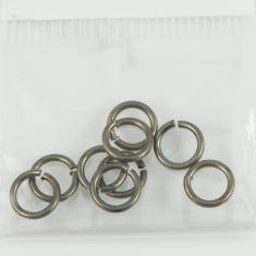 Μεταλλικοί Κρίκοι Black Nickel 8x12mm