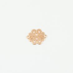 Perforated Item Pink Gold 1.8x1.4cm