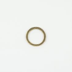 Metal Hoop Bronze Grained 1.9cm
