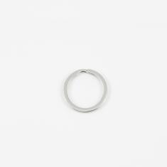 Steel Key Ring Hoop Silver 2.5cm