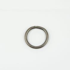 Μεταλλικός Κρίκος Μαύρος 3.2cm