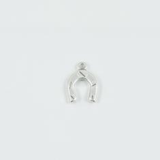 Metal Horseshoe Silver 1.7x1.2cm
