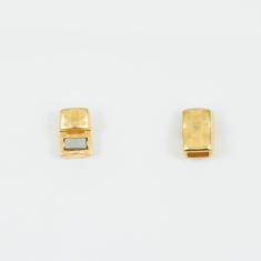 Επίχρυσο Μαγνητικό Κούμπωμα 1.6x0.7cm