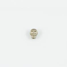 Skull Hematite Beige 0.8x0.6cm