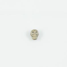 Skull Hematite Beige 1x0.8cm