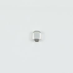 Metal Bead Silver 8x7mm