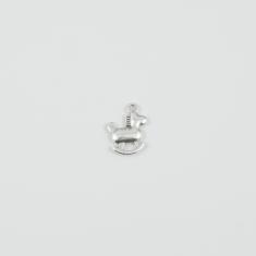 Metal Horse Silver 1.8x1.4cm