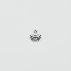 Μεταλλικό Μοτίφ Ασημί 1.3x1.2cm