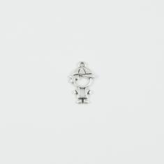 Μεταλλικό Αγοράκι Ασημί 2x1.2cm