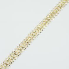 Αλυσίδα Αλουμινίου Επίχρυση 18x10mm