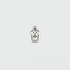 Μεταλλικό Καπελάκι Ασημί 1.9x1.1cm