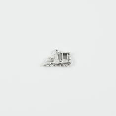 Μεταλλικό Τρενάκι Ασημί 1.9x1.2cm