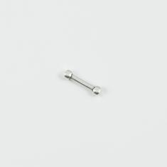 Metal Bar Silver 1.3x0.3cm