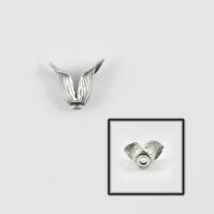 Metal Hat Silver 1.5x1.5cm