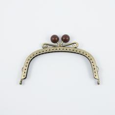 Χερούλι Τσάντας Μπρονζέ 12.5x9cm