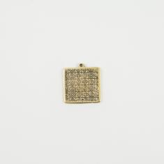 Square Item Bronze 2.6x2.4cm