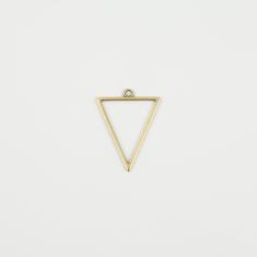 Triangle Outline Bronze 3.5x2.7cm