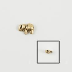 Metal Elephant Bronze 1.2x0.8cm