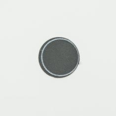 Patch Round Gray 3.7cm