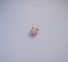 Αρκουδάκι Χαολίτης Ιβουάρ (1x1cm)